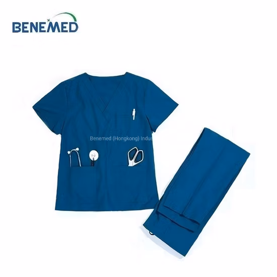 Custom Unisex Hospital Doctor Lab Nurse Medical Scrubs Uniforms