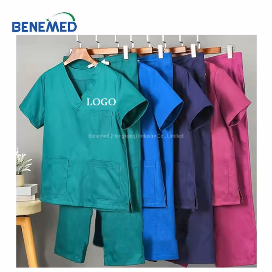 Custom Unisex Hospital Doctor Lab Nurse Medical Scrubs Uniforms